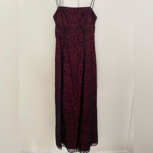 Black and Red Vintage Dress